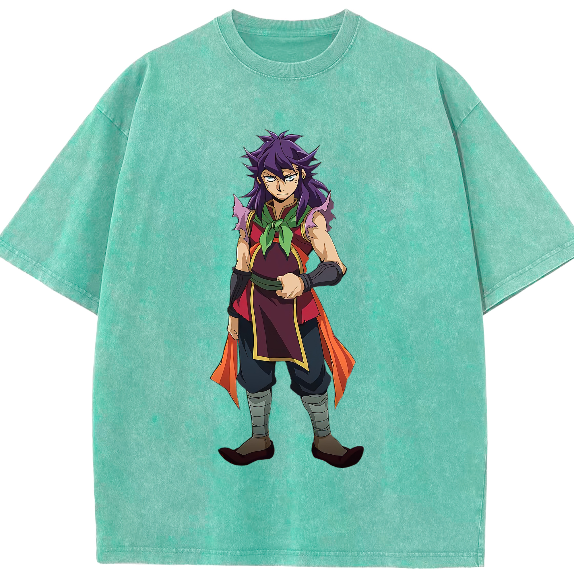 （画像用） 遊☆戯☆王 Yu-Gi-Oh! 綿100% ヴィンテージ風 半袖Tシャツ（フロントプリント）